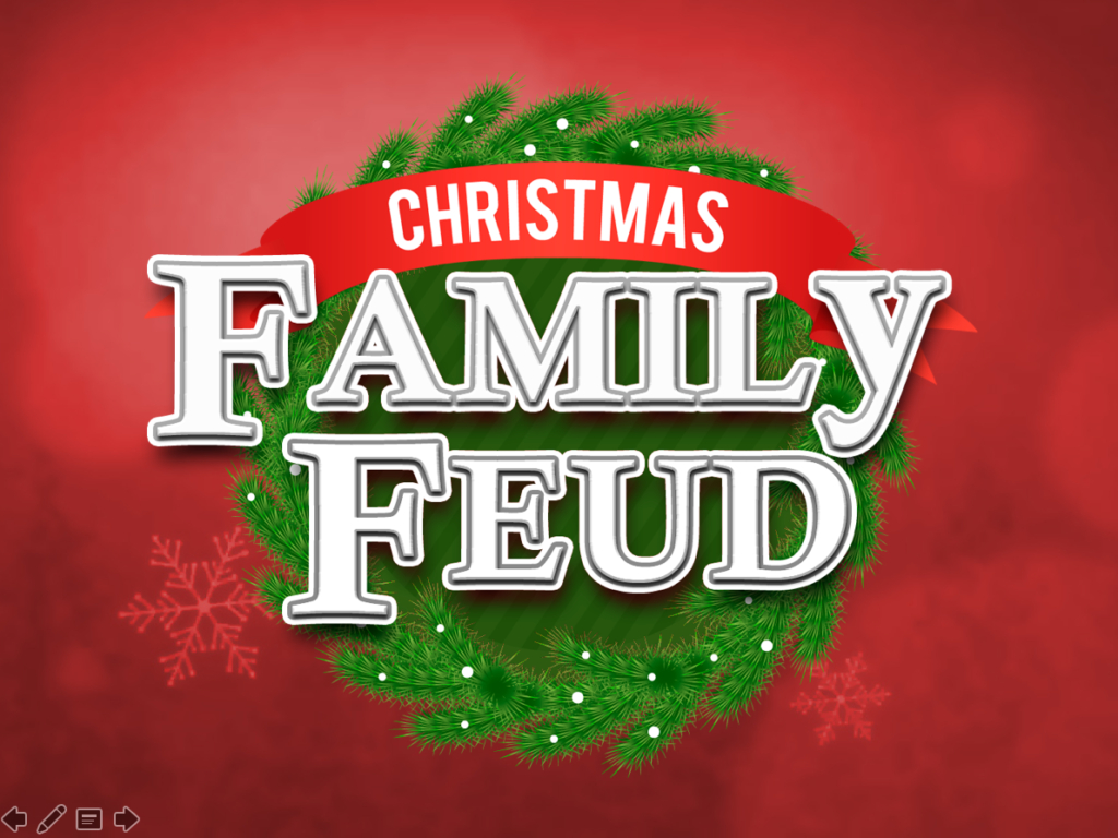 Christmas Family Feud Trivia Powerpoint Game – Mac And Pc Regarding Family Feud Game Template Powerpoint Free