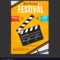 Cinema Movie Festival Poster Card Template With Regard To Film Festival Brochure Template