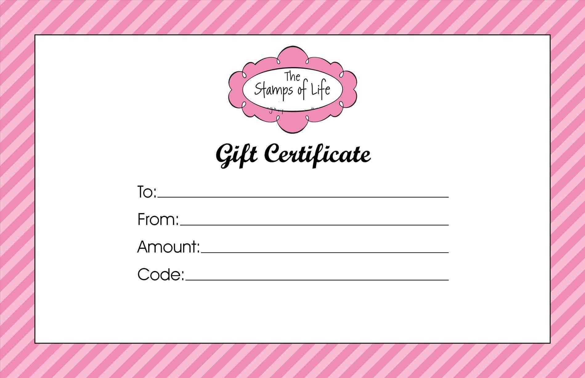 Clipart Gift Certificate Template Regarding Salon Gift Certificate Template