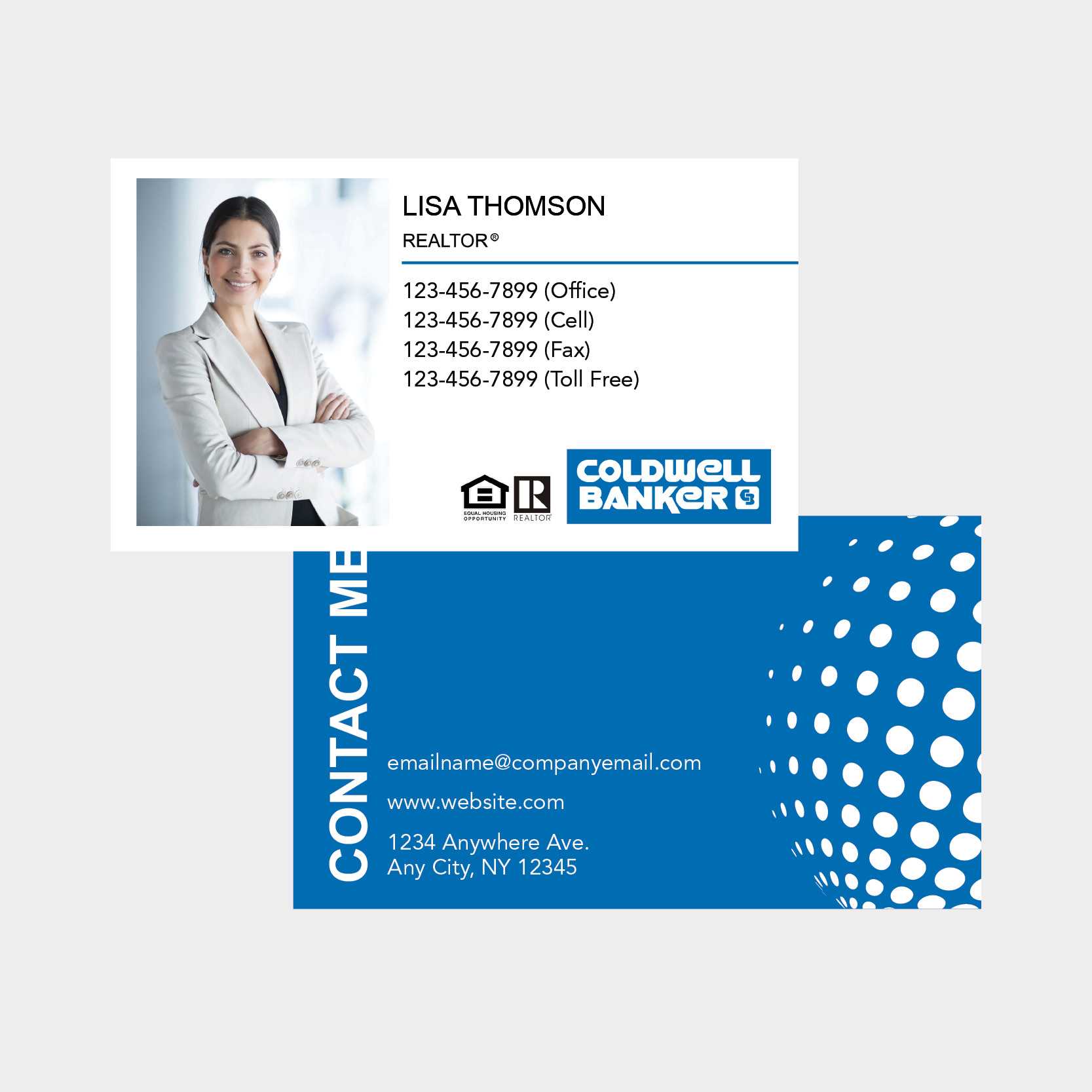 Coldwell Banker Business Card Inside Coldwell Banker Business Card Template