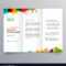 Colorful Ink Splatter Trifold Brochure Design Inside Free Online Tri Fold Brochure Template