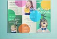 Colorful School Brochure - Tri Fold Template | Download Free inside Play School Brochure Templates