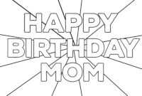 Coloring : Coloring Bookle Birthday Cards Free Happy Card within Mom Birthday Card Template