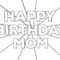 Coloring : Coloring Bookle Birthday Cards Free Happy Card within Mom Birthday Card Template