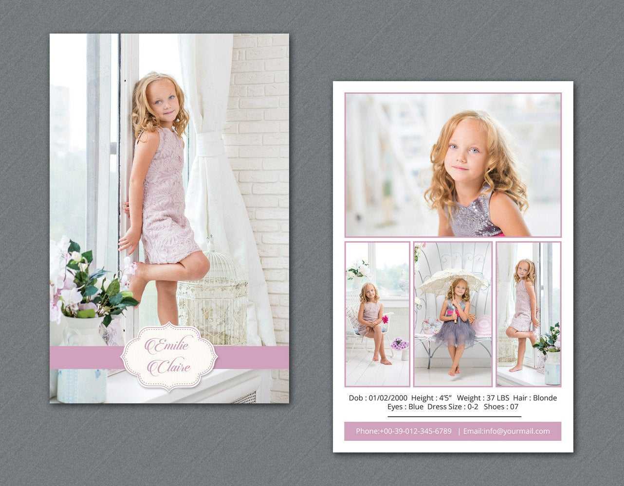 Comp Card Templates ] – On Sale Model Comp Card Photoshop Intended For Comp Card Template Psd