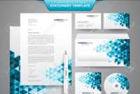 Complete Set Of Business Stationery Template Such As Letterhead,.. for Business Card Letterhead Envelope Template