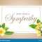 Condolences Sympathy Card Floral Frangipani Or Plumeria Inside Sorry For Your Loss Card Template