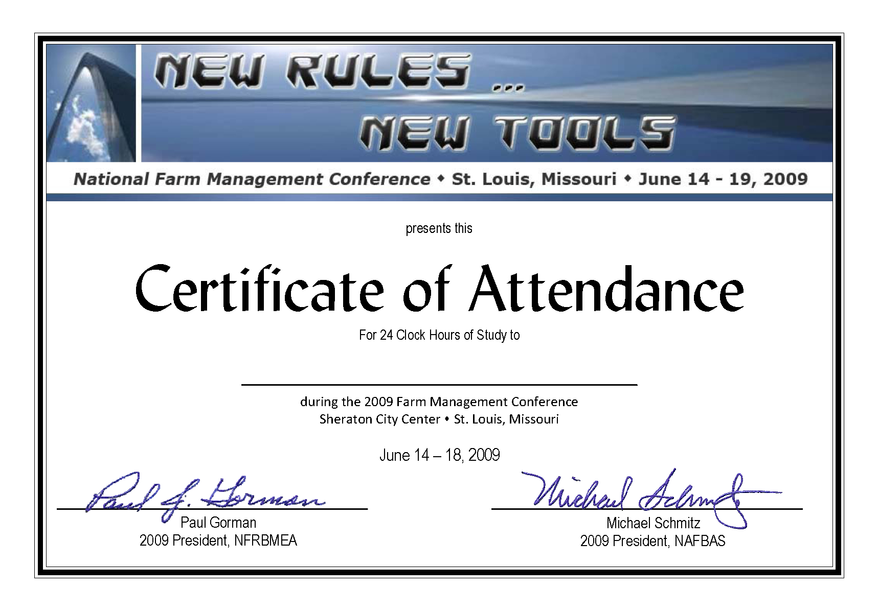 Conference Certificate Of Attendance Template - Great Throughout Certificate Of Attendance Conference Template