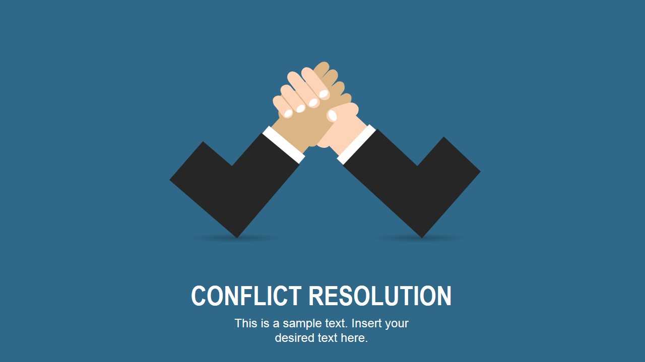 Conflict Resolution Slides For Powerpoint Intended For Powerpoint Template Resolution