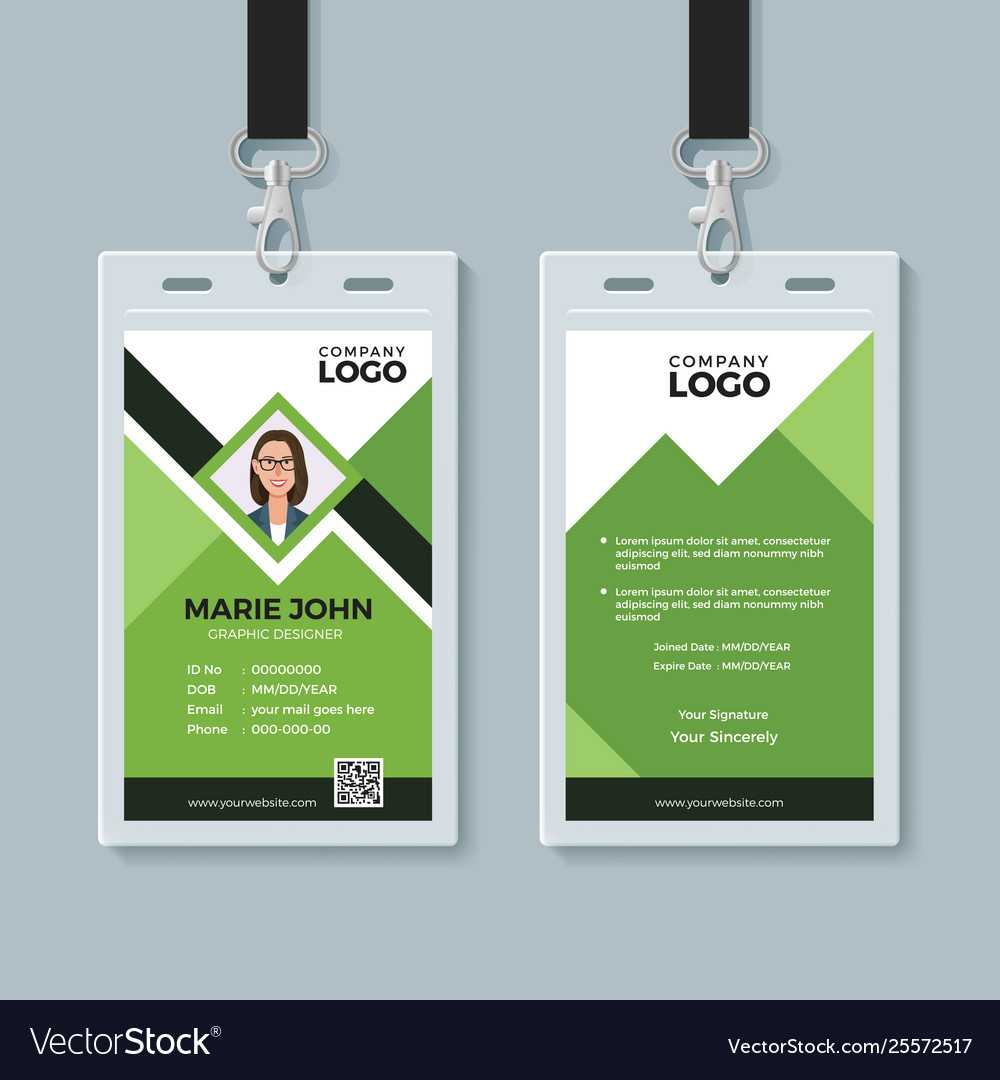 Corporate Identity Card Design – Yaser.vtngcf Intended For Id Card Template Ai