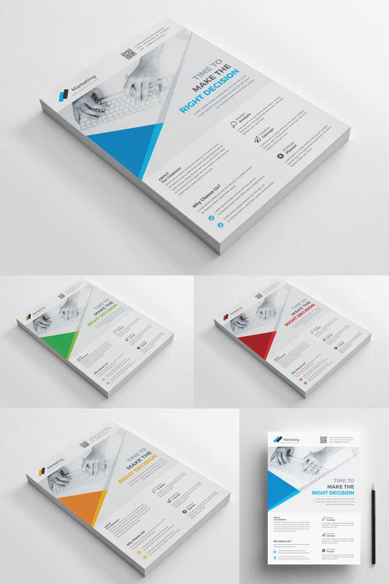 Corporate Identity From Template Monster For Corporate In Decision Card Template