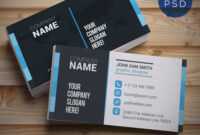 Creative And Clean Business Card Template Psd | Psdfreebies pertaining to Templates For Visiting Cards Free Downloads