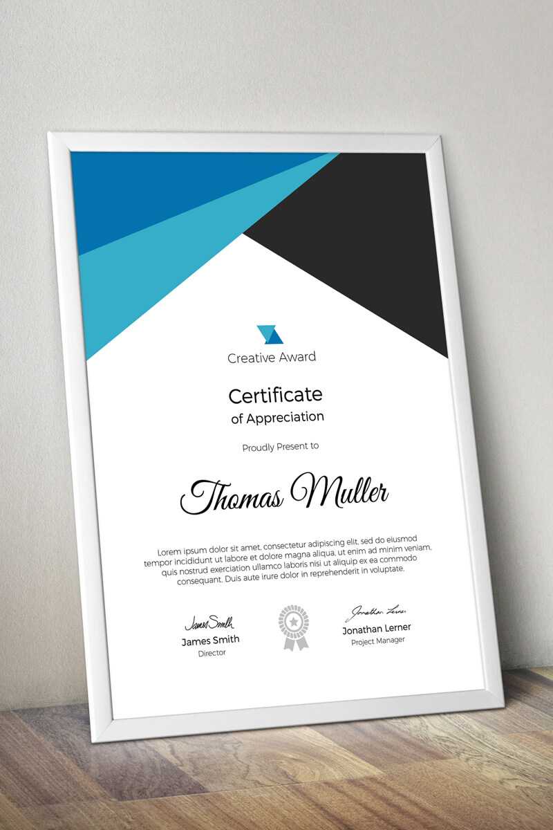 Creative Award Certificate Template Intended For Small Certificate Template