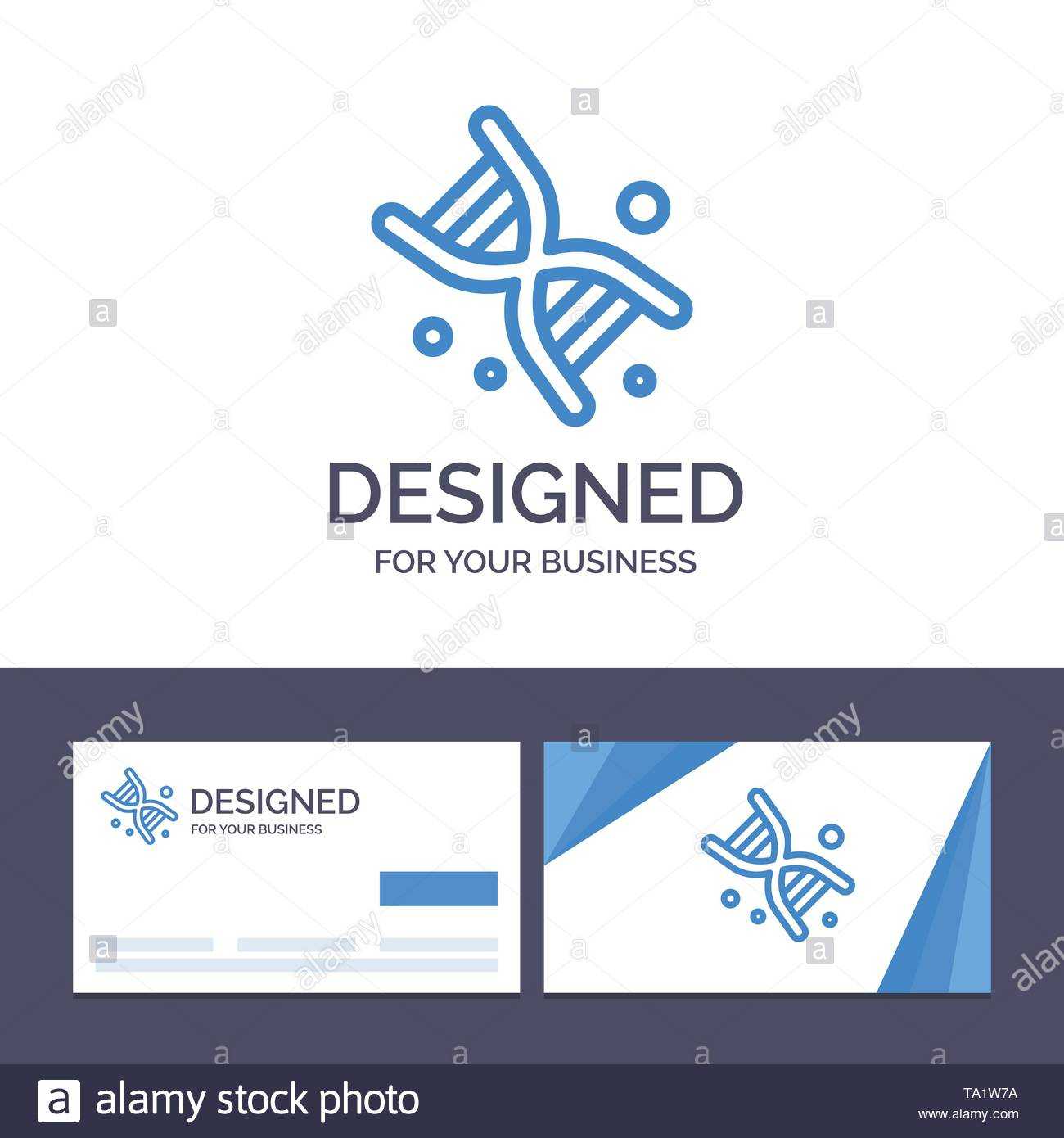 Creative Business Card And Logo Template Bio, Dna, Genetics Pertaining To Bio Card Template