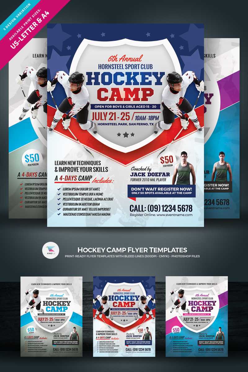 Creative Ready Made Sports Camp Flyer Templates | Entheosweb In Basketball Camp Brochure Template