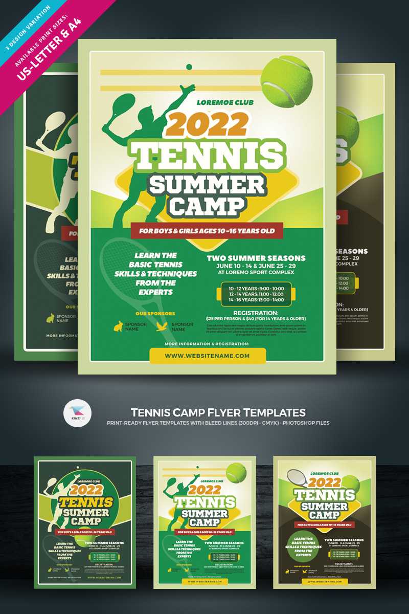 Creative Ready Made Sports Camp Flyer Templates | Entheosweb Within Basketball Camp Brochure Template