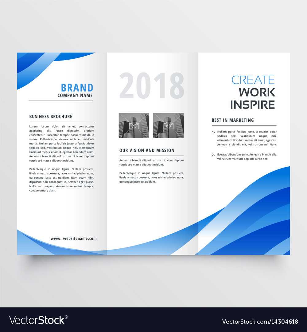 Creative Tri Fold Brochure Design Template With In Tri Fold Brochure Ai Template