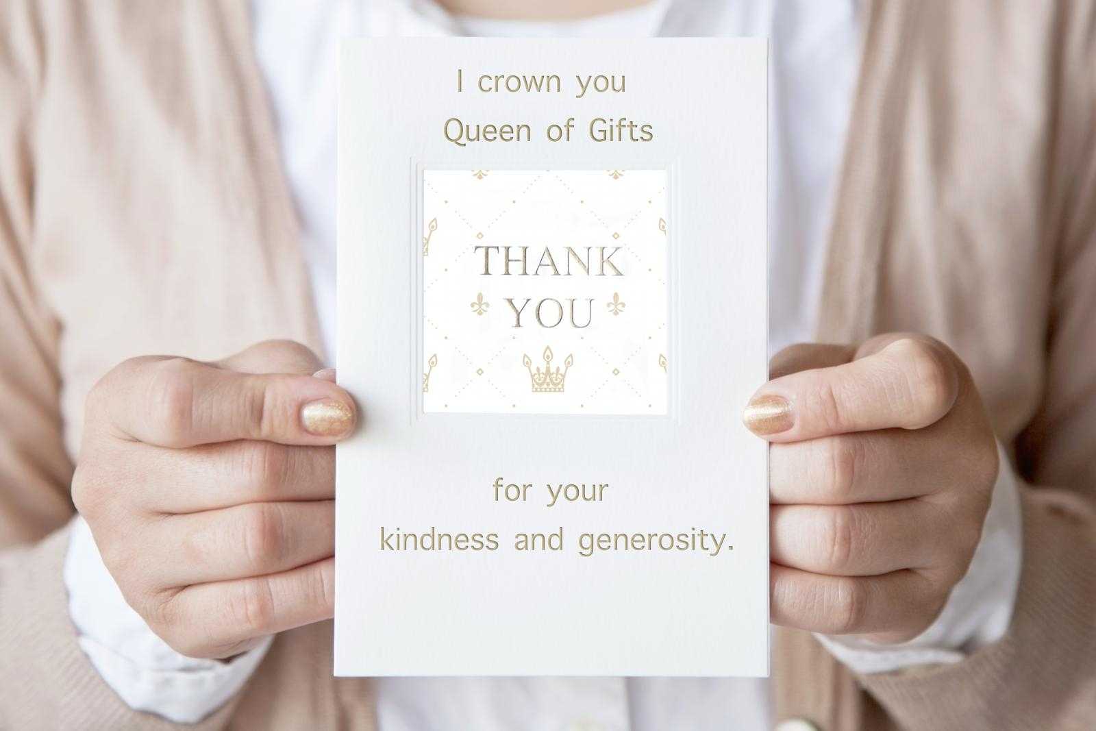 Creative Wording Examples For A Baby Shower Thank You Card Pertaining To Thank You Card Template For Baby Shower