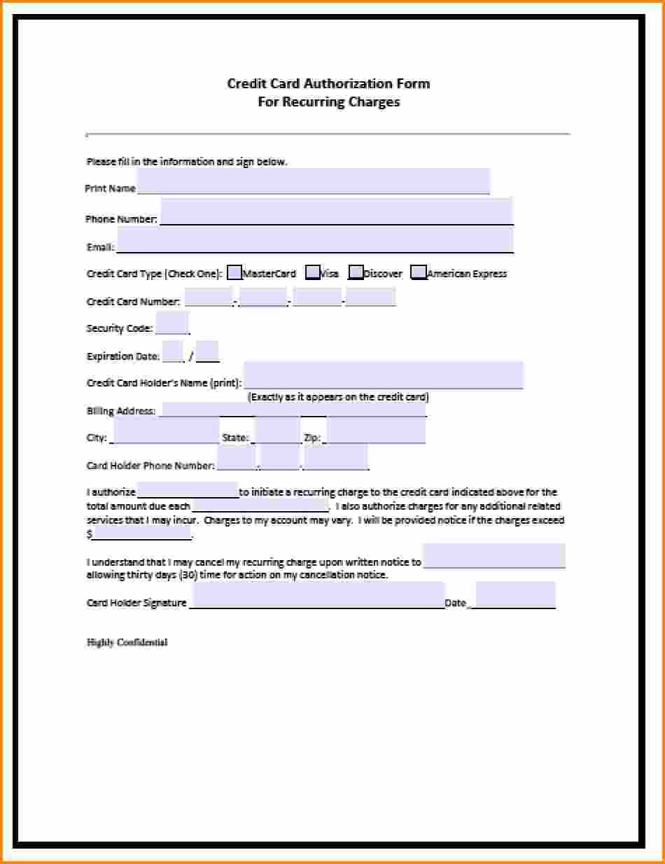 Credit Card Authorization Form – Fotolip Within Credit Card Payment Form Template Pdf