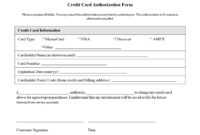 Credit Card Billing Authorization Form Template - Milas for Credit Card Billing Authorization Form Template