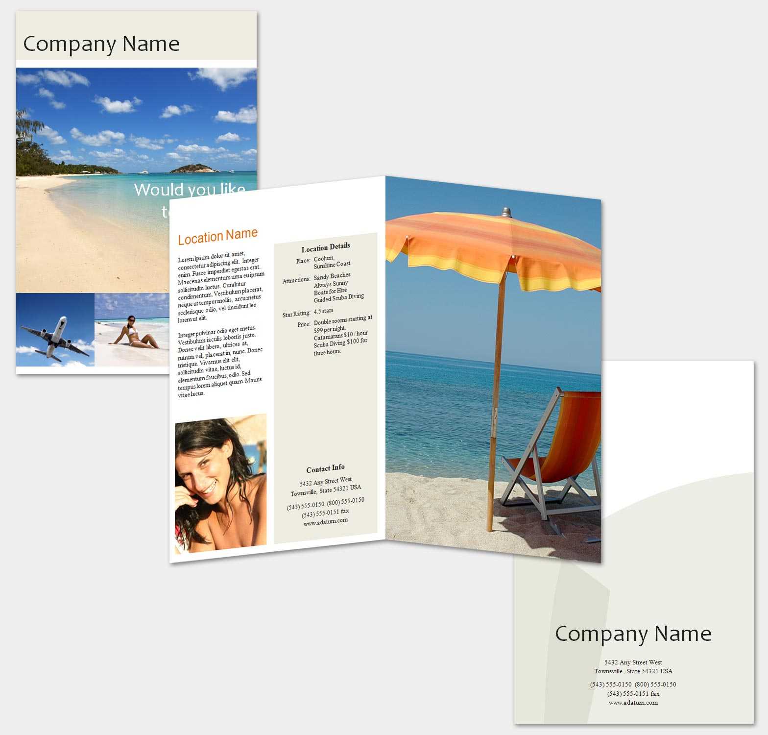 Cruise Travel Brochure Template Word Amp Publisher Brochure Regarding Word Travel Brochure Template