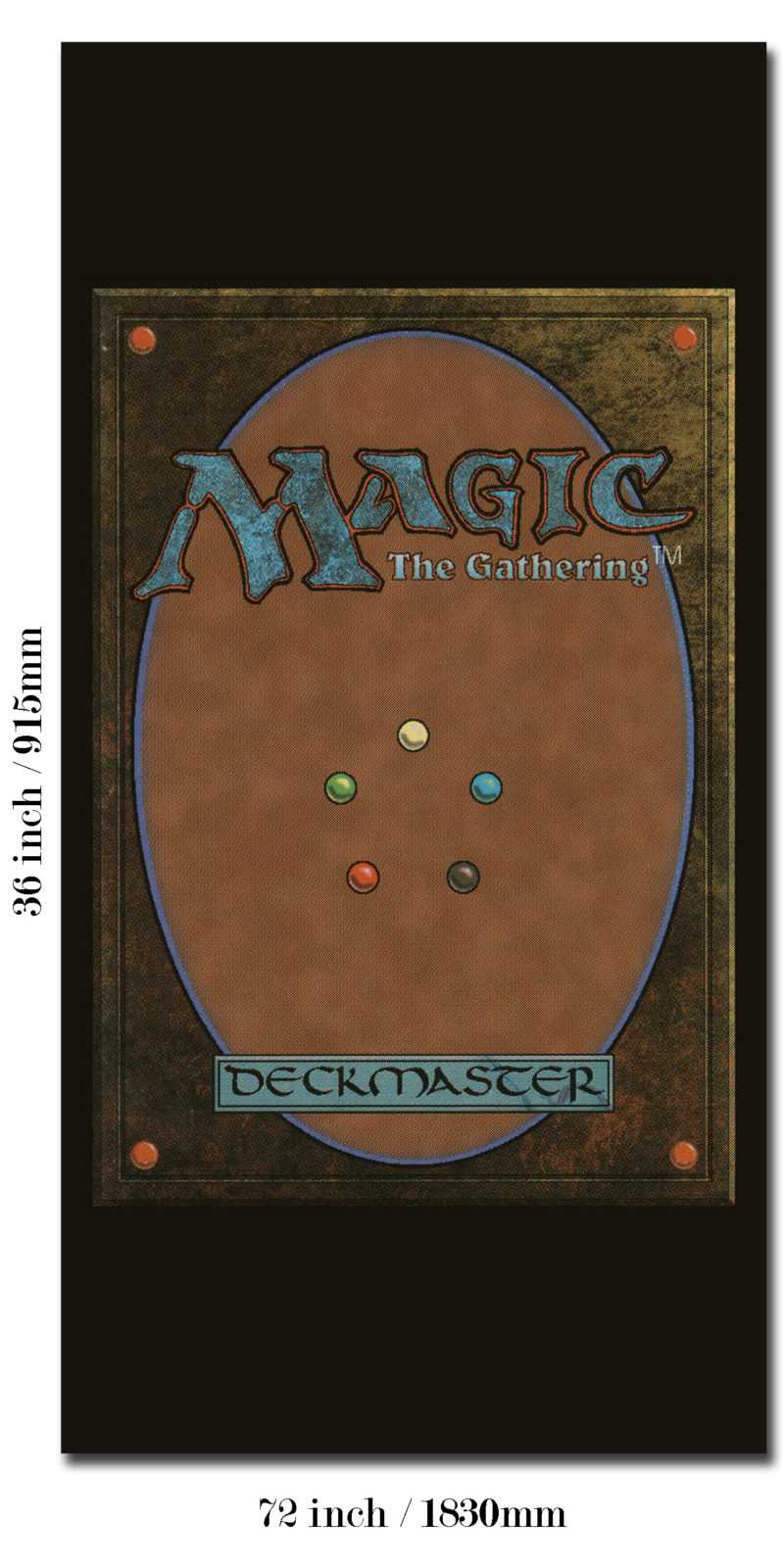 Custom 72 Inch Mtg Playmat  Card Back Printing | X Raypad Regarding Magic The Gathering Card Template