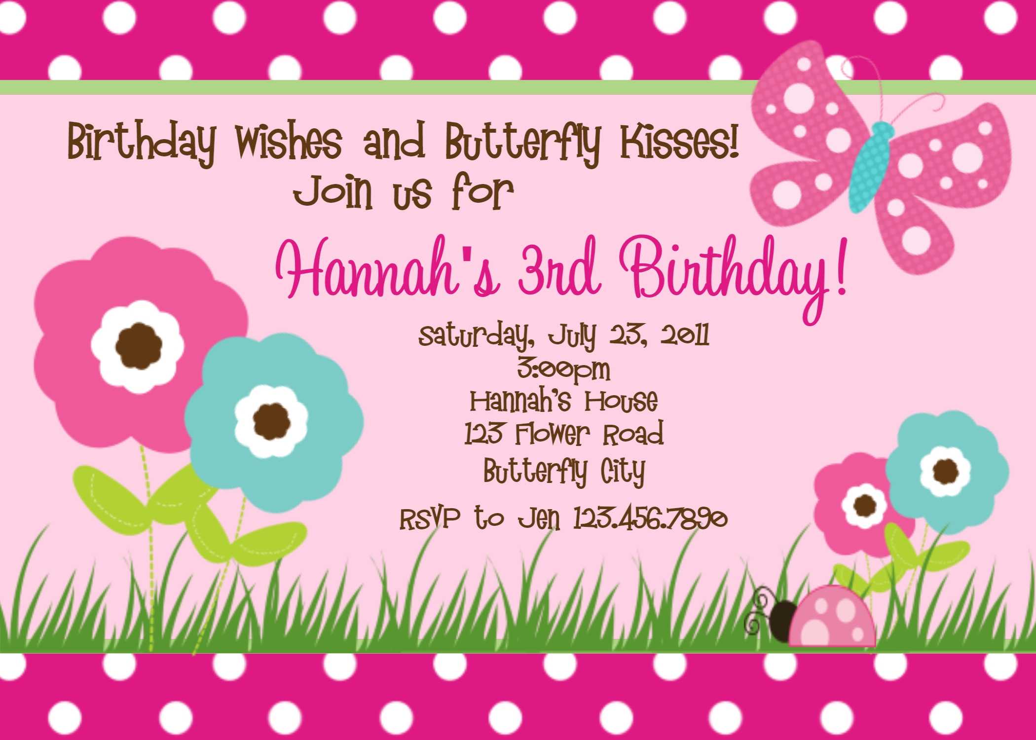 Custom Printable Birthday Invitations – Milas For Monster High Birthday Card Template