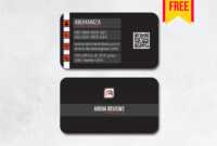 Dark Business Card Template Psd File | Free Download pertaining to Business Card Size Template Psd