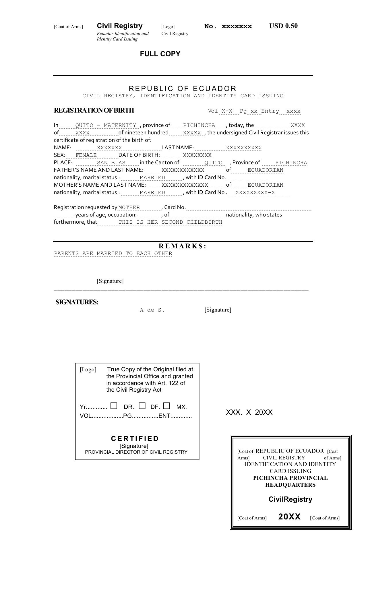 Death Certificate Translation From Spanish To English Sample Inside Birth Certificate Translation Template