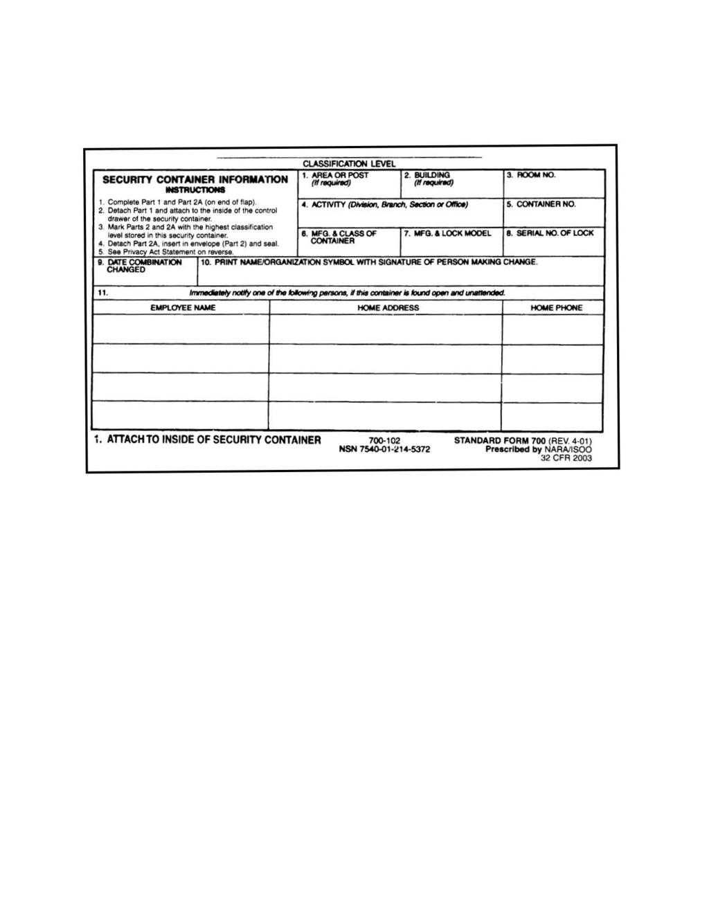 Department Of The Navy Headquarters United States Marine Within Dd Form 2501 Courier Authorization Card Template