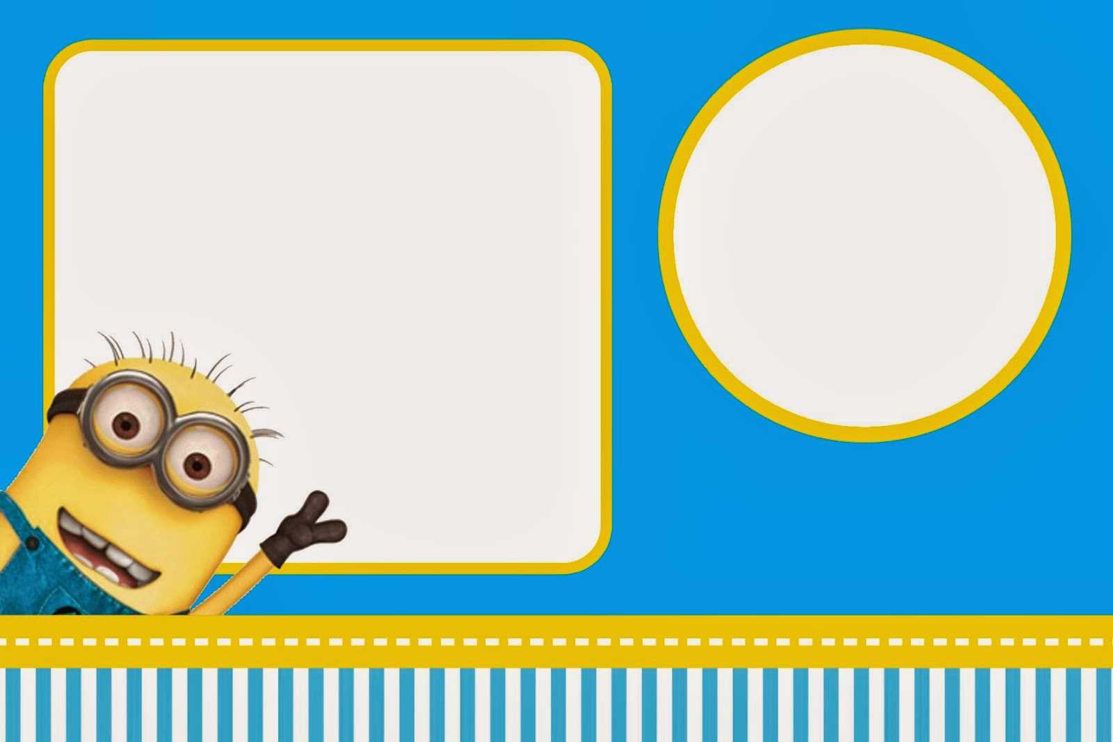 Despicable Me: Invitations And Party Free Printables. – Oh Intended For Minion Card Template