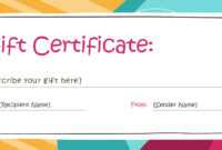 Dinner Gift Certificate Template Free - Milas for Dinner Certificate Template Free