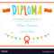 Diploma Template For Kids Pertaining To Preschool Graduation Certificate Template Free