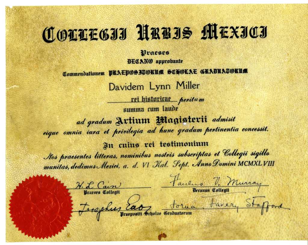 Diploma – Wikipedia Inside University Graduation Certificate Template