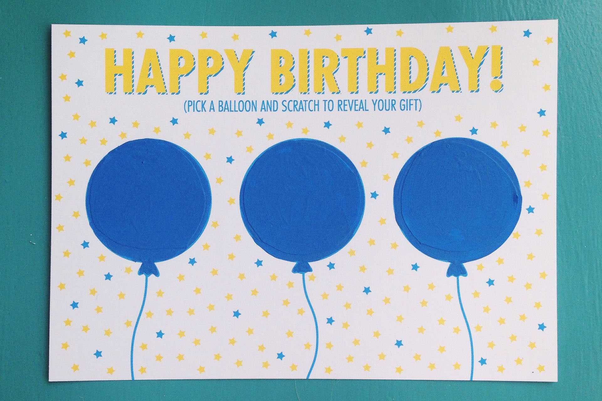 Diy: Birthday Scratch Off Card + Free Printable | Alexandra Within Scratch Off Card Templates