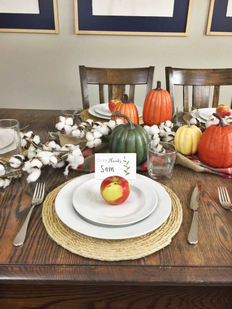 Diy Thanksgiving Place Cards Template | Birkley Lane Interiors Intended For Thanksgiving Place Card Templates