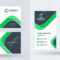 Double Sided Creative Business Card Template. Portrait And Landscape.. With Landscaping Business Card Template