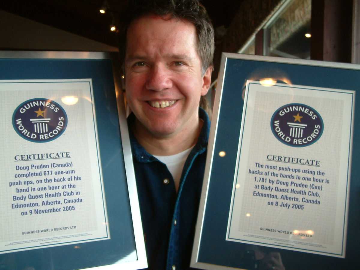 Doug Pruden – Wikipedia Regarding Guinness World Record Certificate Template