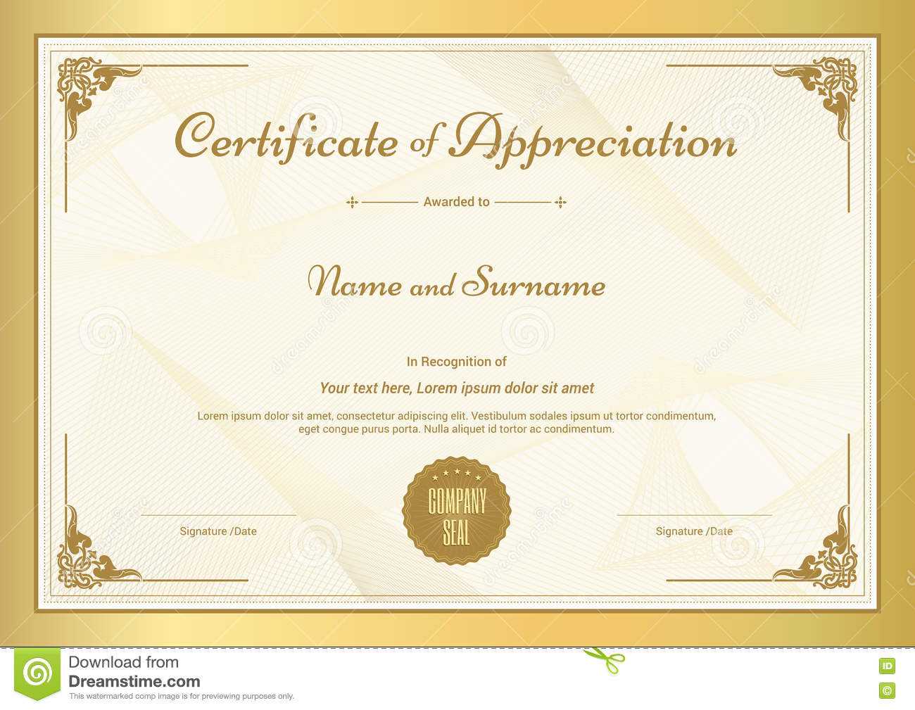 Download Certificate Of Appreciation – Milas With Regard To Certificate Of Appreciation Template Doc