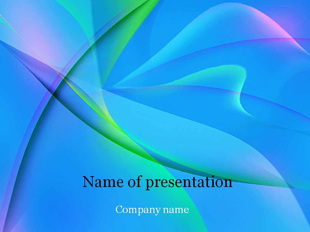 Download Free Blue Fantasy Powerpoint Template For Presentation Regarding Powerpoint 2007 Template Free Download