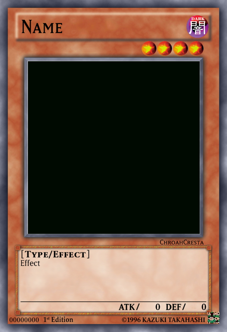 Download Hd Yugioh Card Template Yu Gi Oh Template Pertaining To