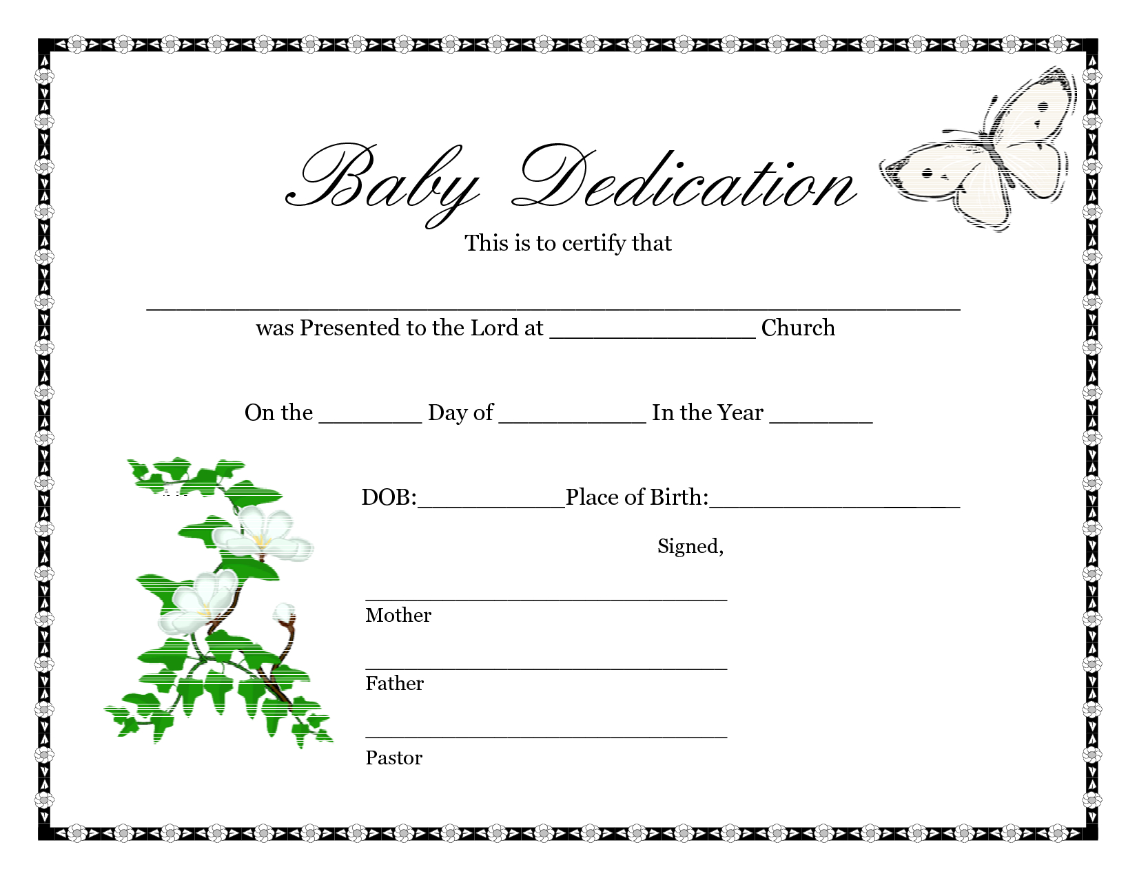 Downloadable Blank Birth Certificate Template Sample : V M D Within Birth Certificate Templates For Word