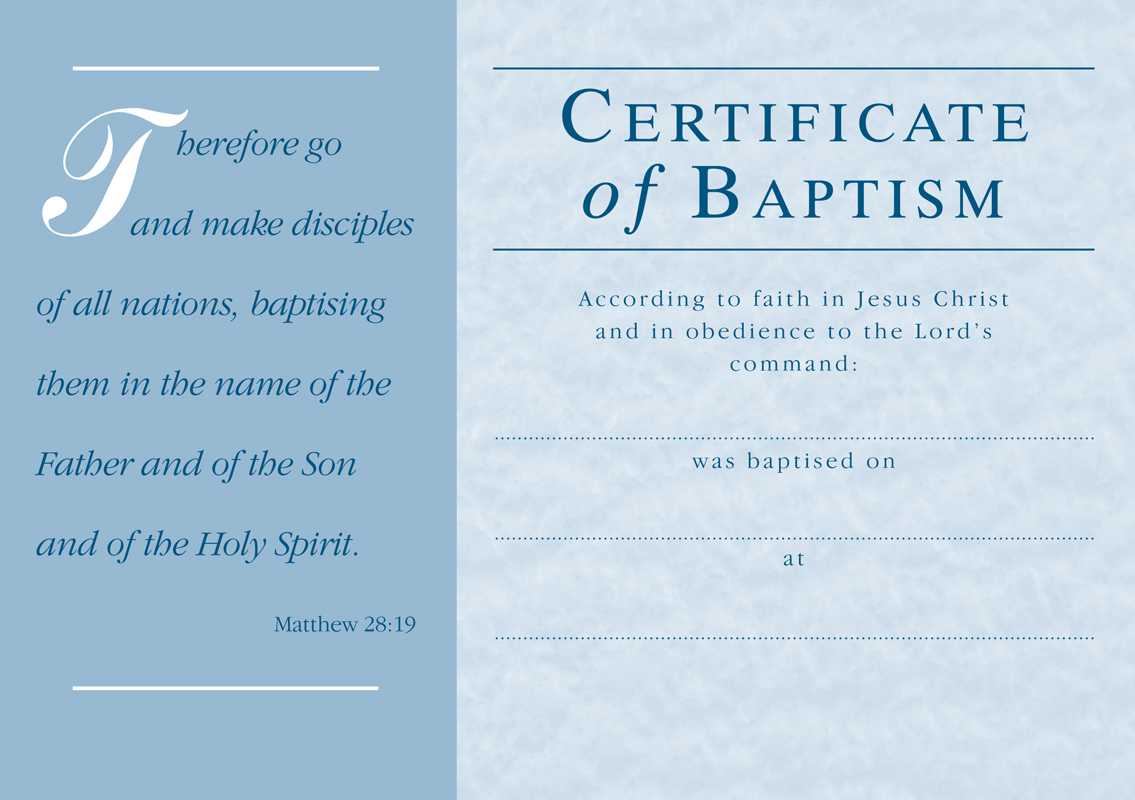 ❤️free Sample Certificate Of Baptism Form Template❤️ Pertaining To Baptism Certificate Template Download