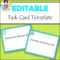 Editable Task Card Templates - Bkb Resources with Task Cards Template