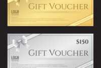 Elegant Gift Card Or Gift Voucher Template intended for Elegant Gift Certificate Template