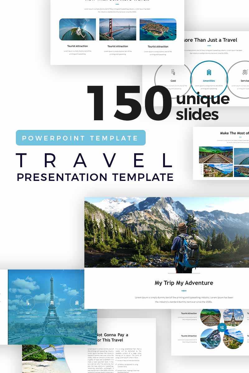 Enjoy Your Trip Presentation Powerpoint Template Throughout Tourism Powerpoint Template