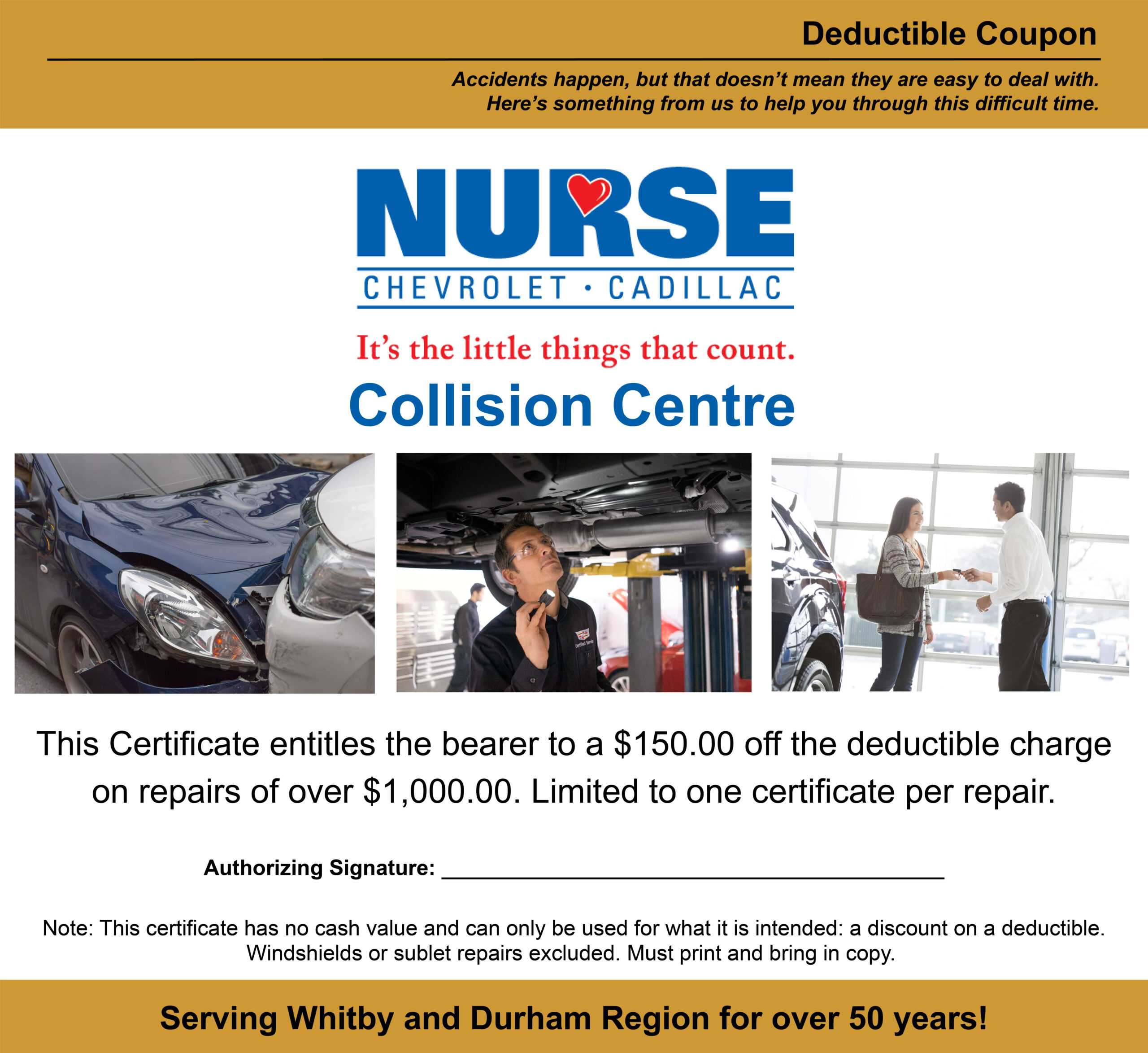 Exclusive Offers | Nurse Chevrolet Cadillac Pertaining To This Certificate Entitles The Bearer To Template