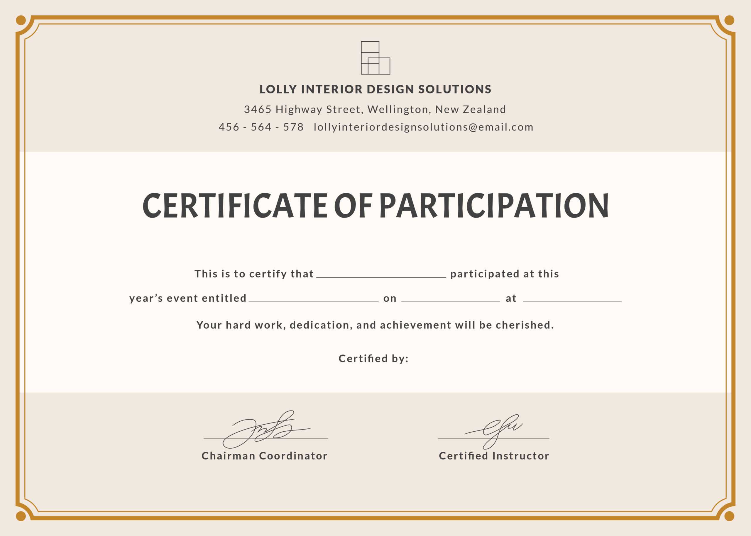 🥰free Printable Certificate Of Participation Templates (Cop)🥰 Pertaining To Conference Certificate Of Attendance Template