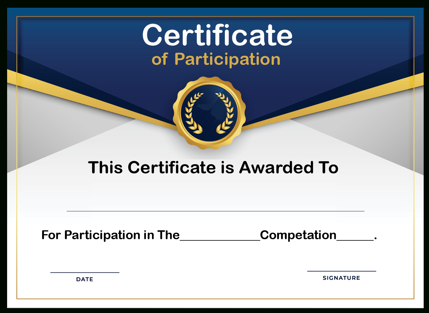 🥰free Printable Certificate Of Participation Templates (Cop)🥰 Regarding Certificate Of Attendance Conference Template