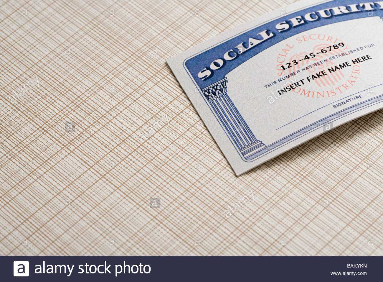 Fake Identity Card Stock Photos & Fake Identity Card Stock Within Fake Social Security Card Template Download